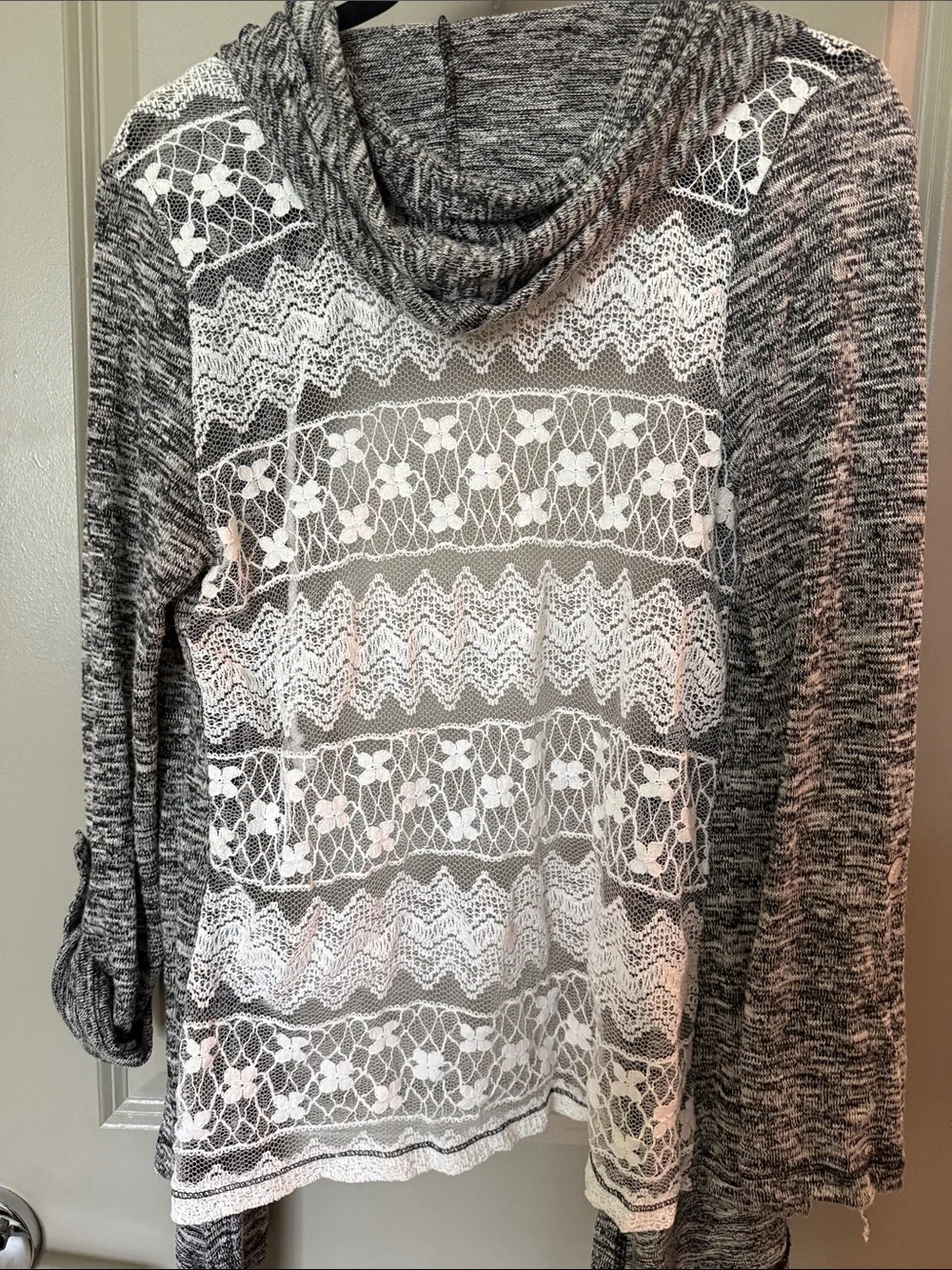 No Boundaries marled gray